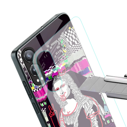 Mona Remix stylish phone case for oneplus nord ce 4 lite | glossy glass and slim fit