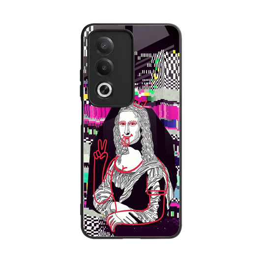 Mona Remix back phone cover | glass case for oppo a3 pro