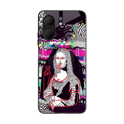 Mona Remix back phone cover | glass case for oppo a5x 5g