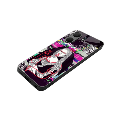 Mona Remix stylish phone case for oppo a5x 5g | glossy glass and slim fit