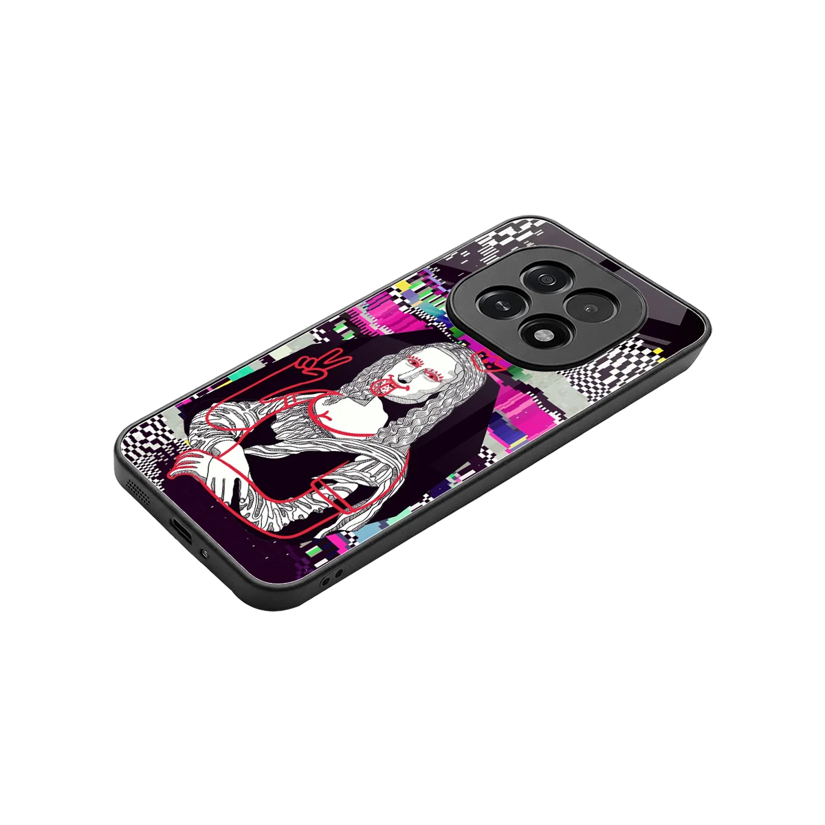 Mona Remix stylish phone case for oppo f29 5g | glossy glass and slim fit