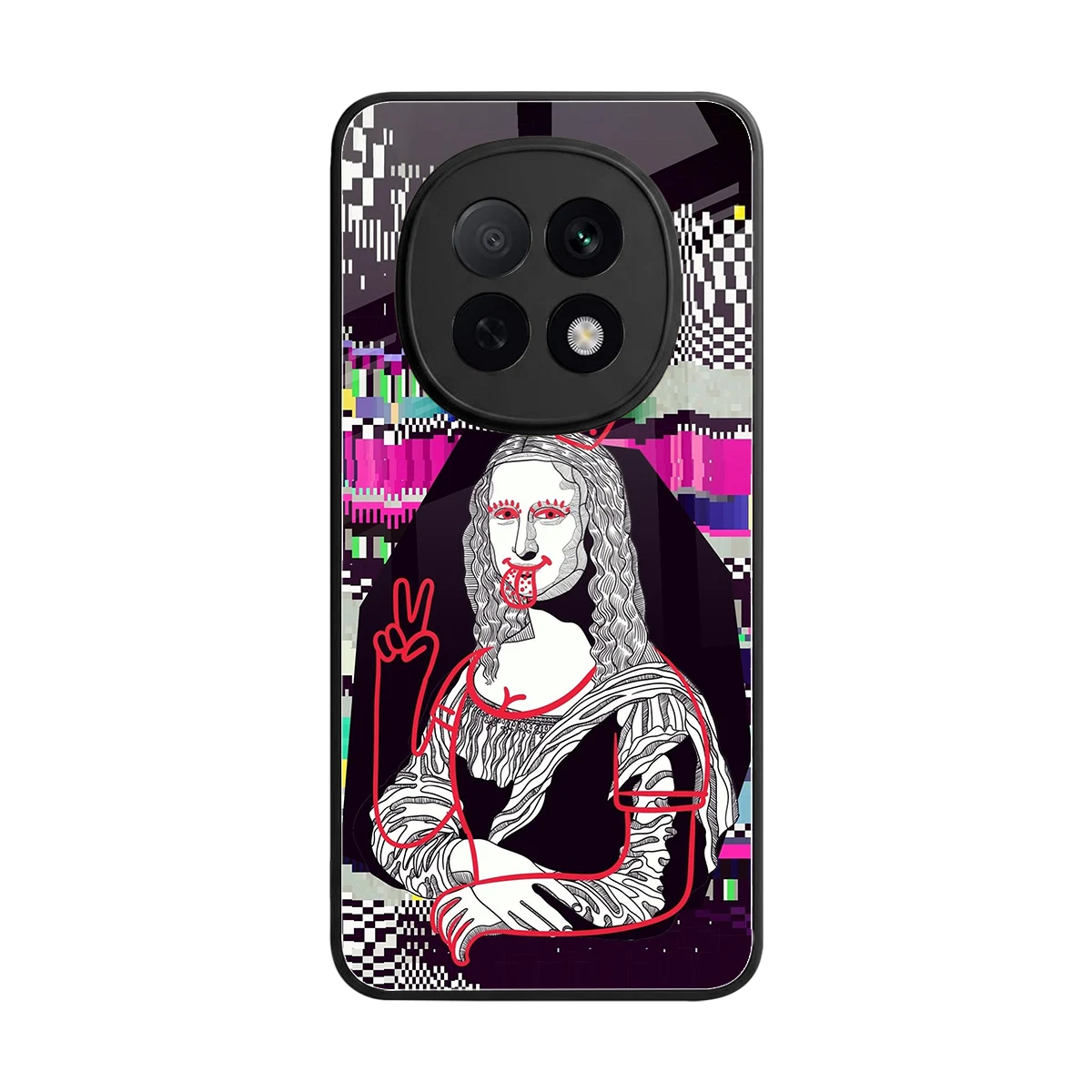 Mona Remix back phone cover | glass case for oppo f29 pro 5g