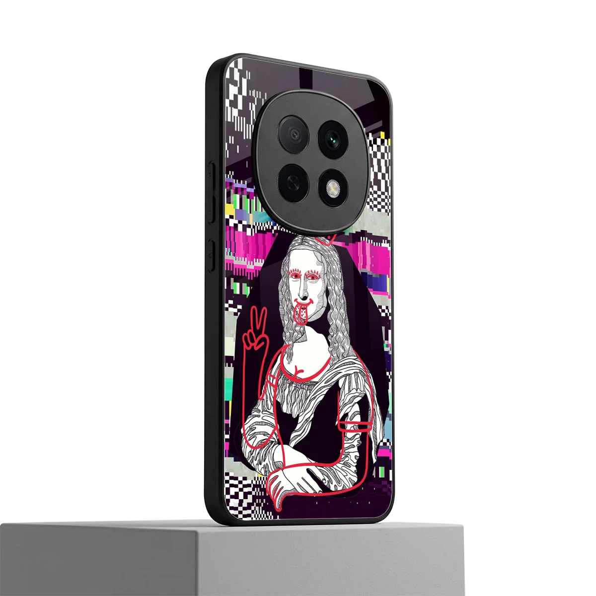 Mona Remix oppo f29 pro 5g mobile cover | shockproof glass phone case