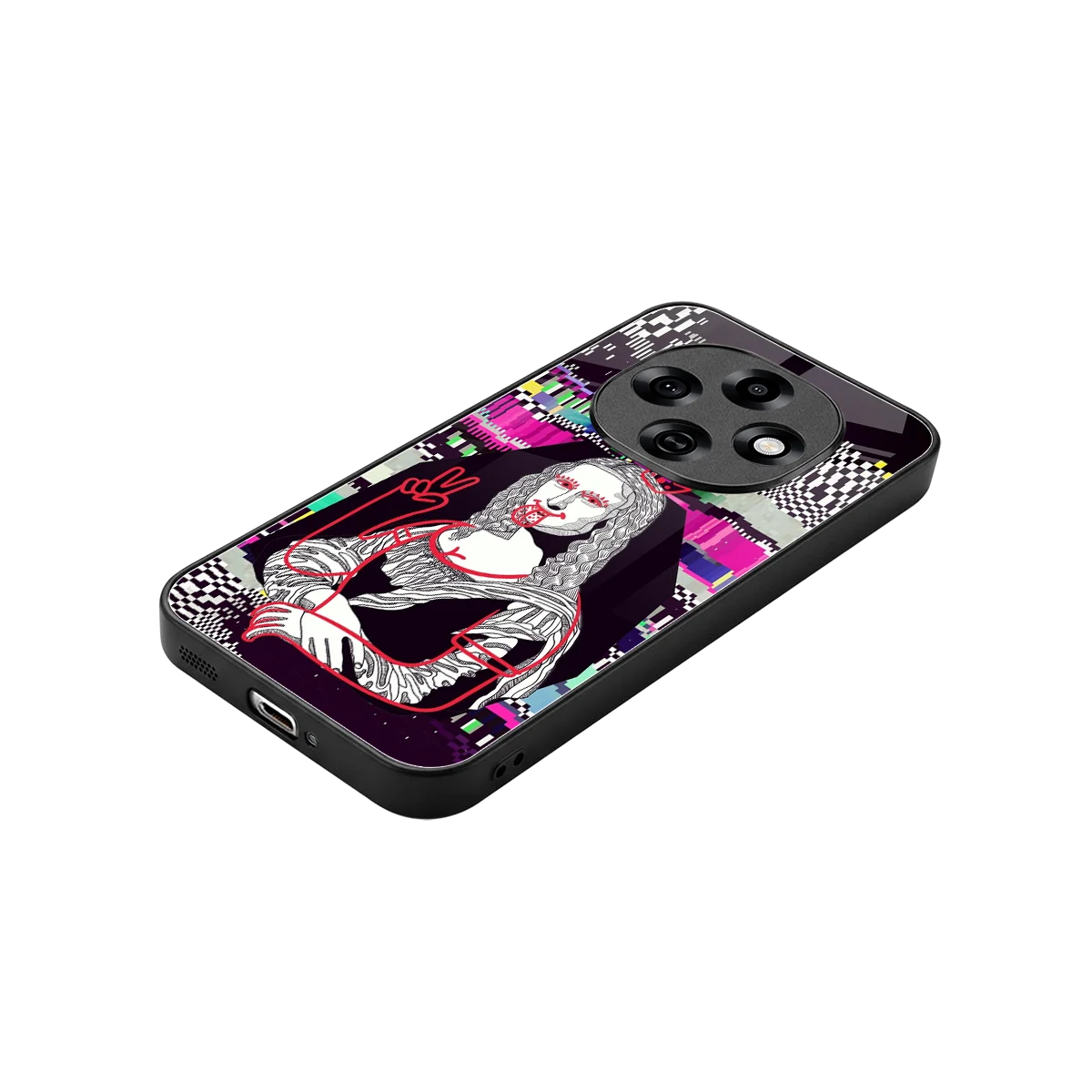 Mona Remix stylish phone case for oppo f31 pro 5g | glossy glass and slim fit