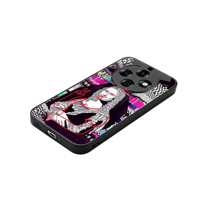 Mona Remix stylish phone case for oppo f31 pro 5g | glossy glass and slim fit