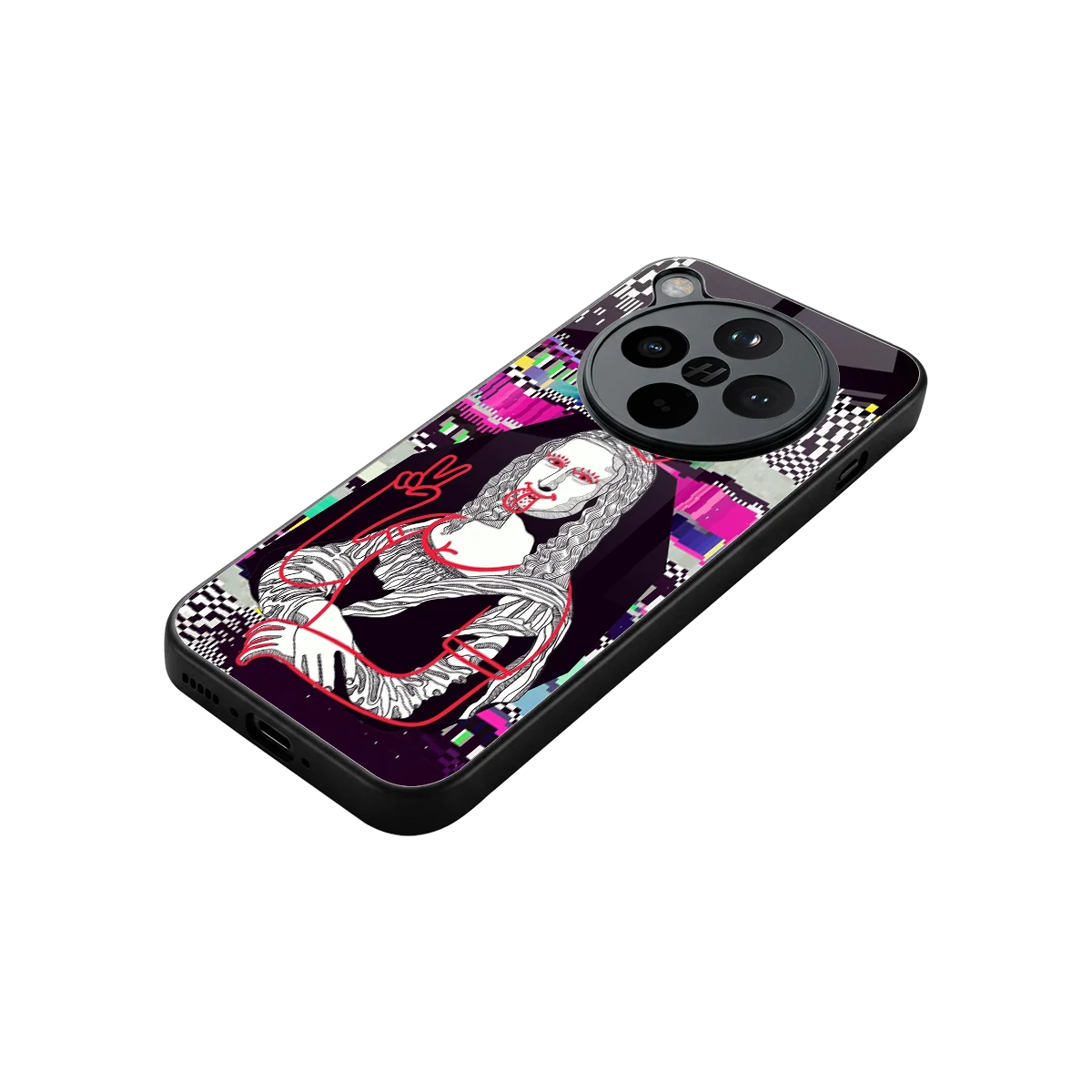 Mona Remix stylish phone case for oppo find x8 | glossy glass and slim fit
