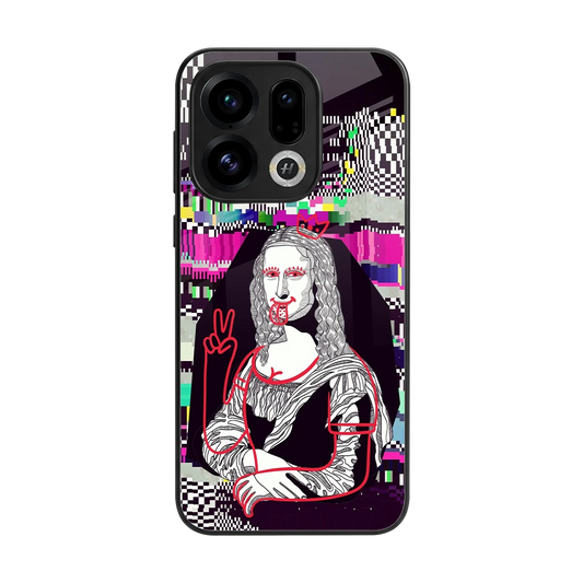 Mona Remix back phone cover | glass case for oppo find x9