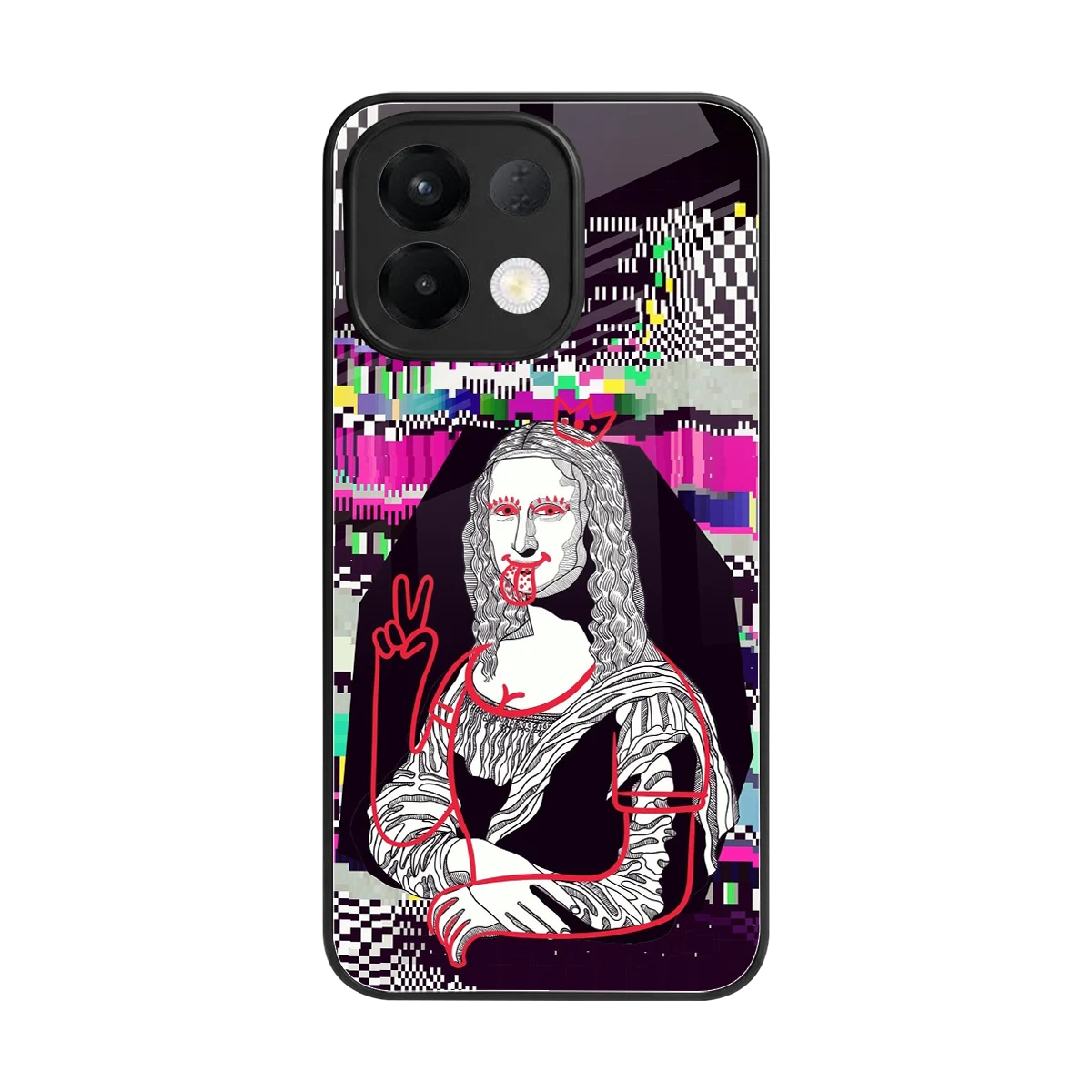 Mona Remix back phone cover | glass case for oppo k13 5g