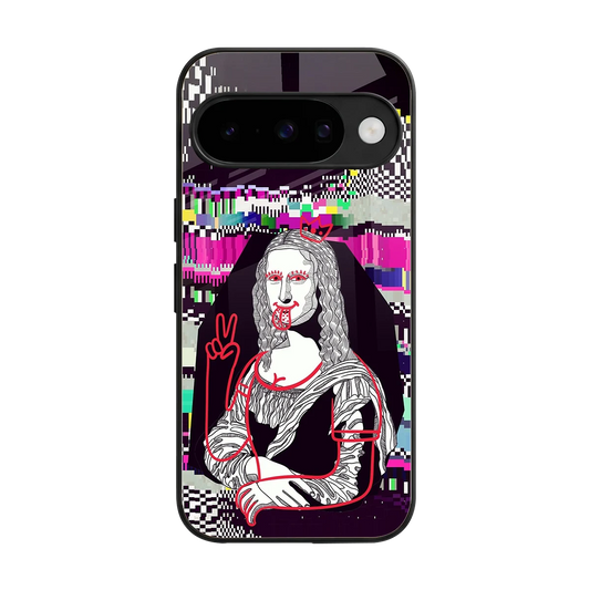 Mona Remix back phone cover | glass case for google pixel 10