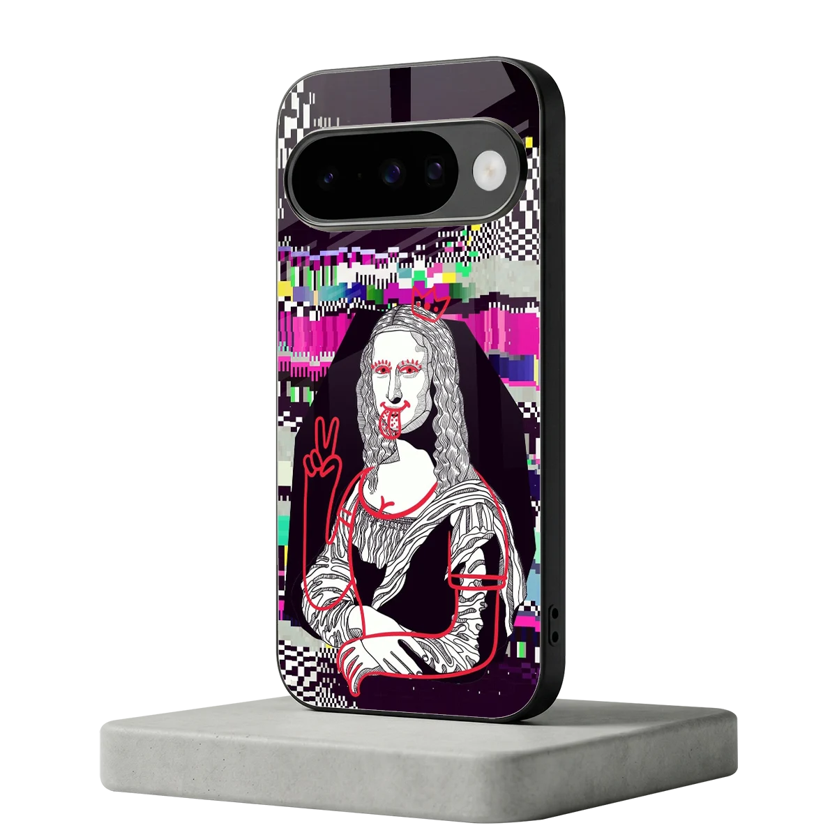 Mona Remix google pixel 10 mobile cover | shockproof glass phone case