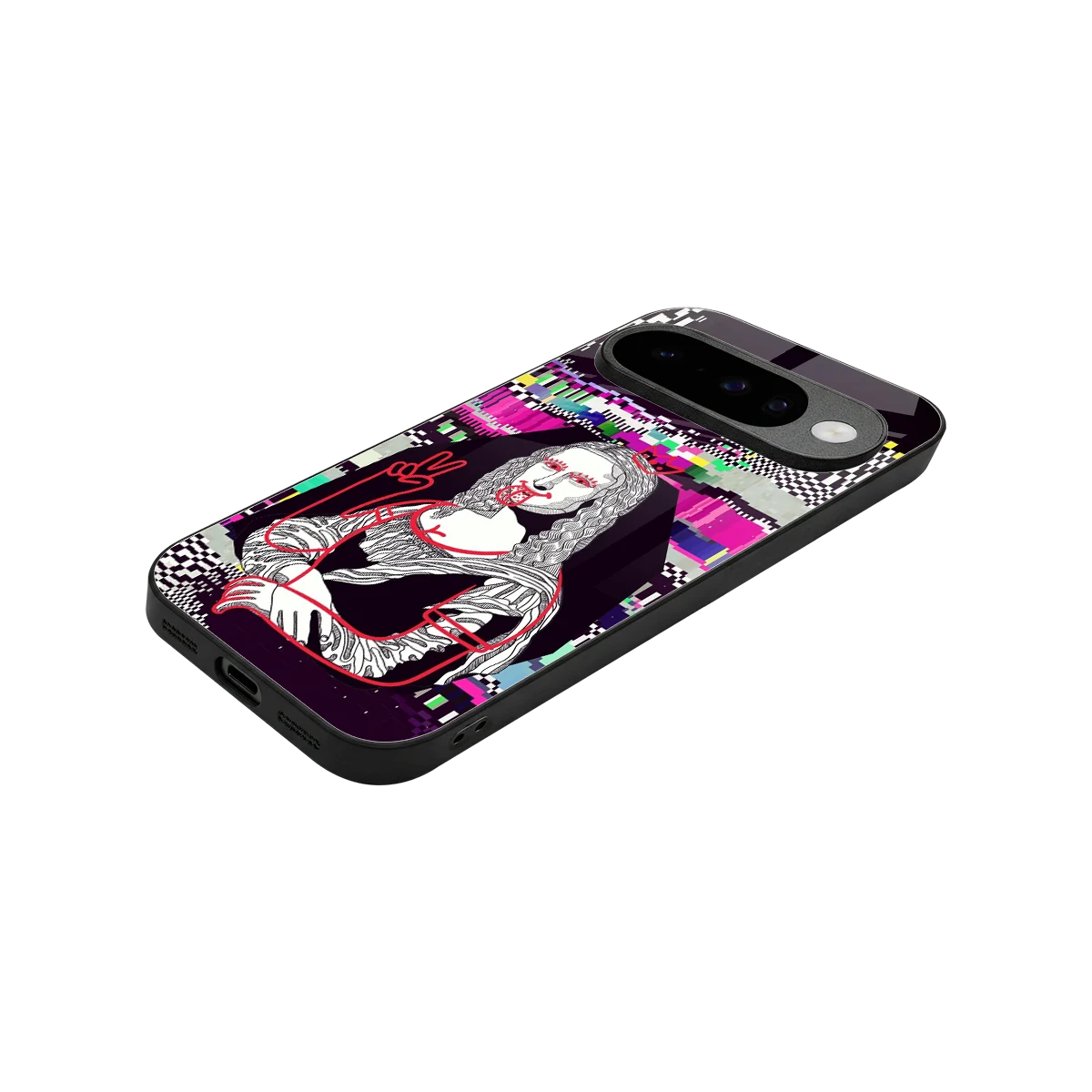 Mona Remix stylish phone case for google pixel 10 | glossy glass and slim fit