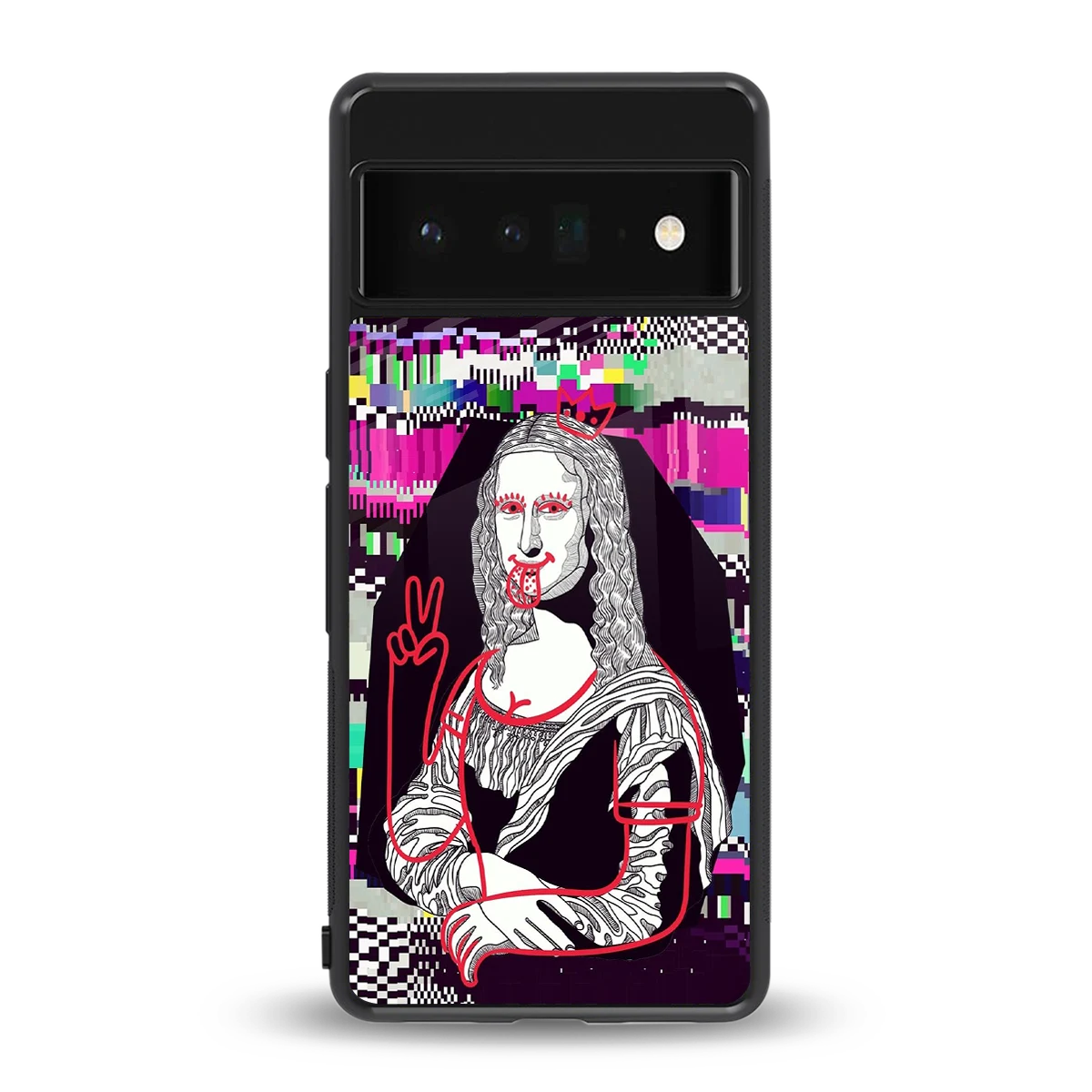 Mona Remix back phone cover | glass case for google pixel 6 pro