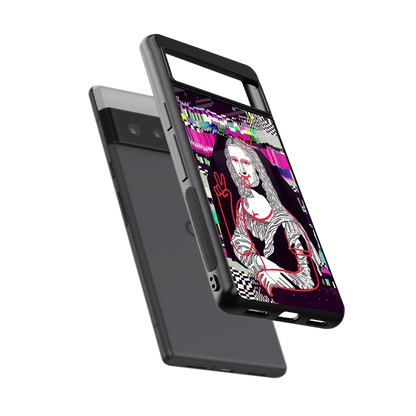 Mona Remix sleek google pixel 6 pro cover with tempered glass back and TPU edges