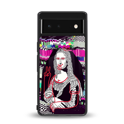 Mona Remix back phone cover | glass case for google pixel 6a