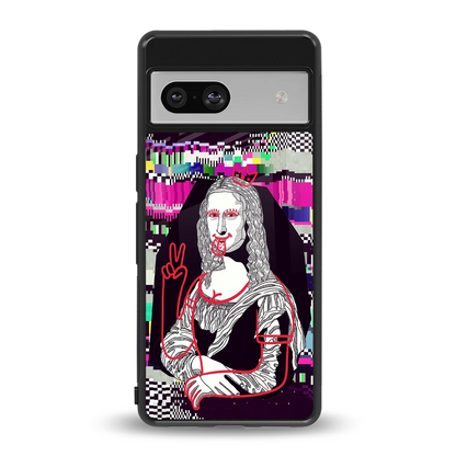 Mona Remix back phone cover | glass case for google pixel 7