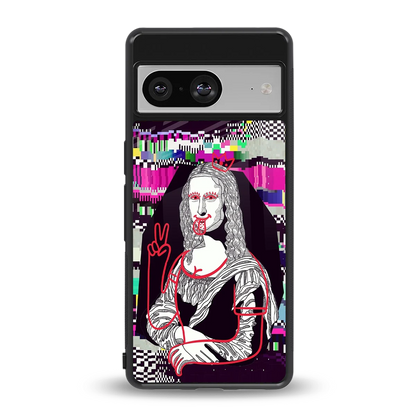 Mona Remix back phone cover | glass case for google pixel 8