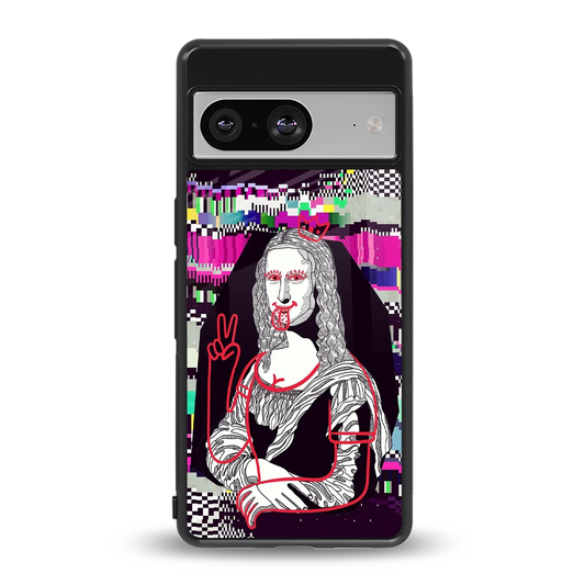 Mona Remix back phone cover | glass case for google pixel 8