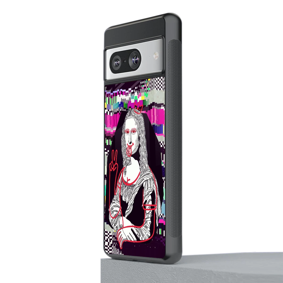 Mona Remix stylish phone case for google pixel 8 | glossy glass and slim fit
