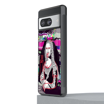Mona Remix stylish phone case for google pixel 8 | glossy glass and slim fit