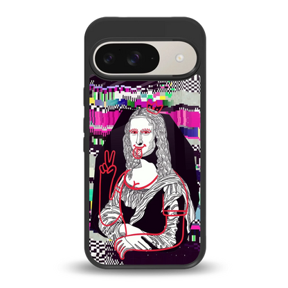 Mona Remix back phone cover | glass case for google pixel 9