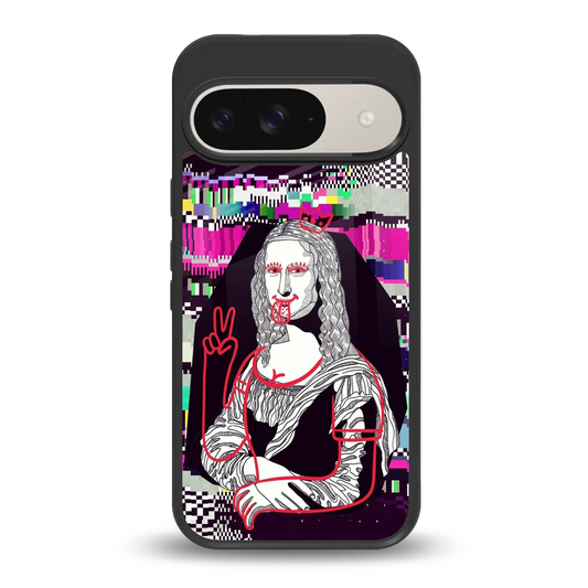 Mona Remix back phone cover | glass case for google pixel 9