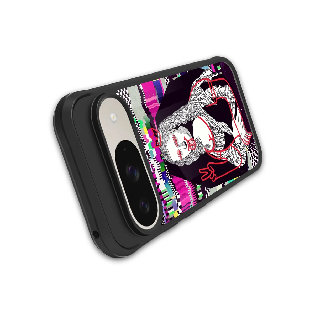 Mona Remix stylish phone case for google pixel 9 | glossy glass and slim fit