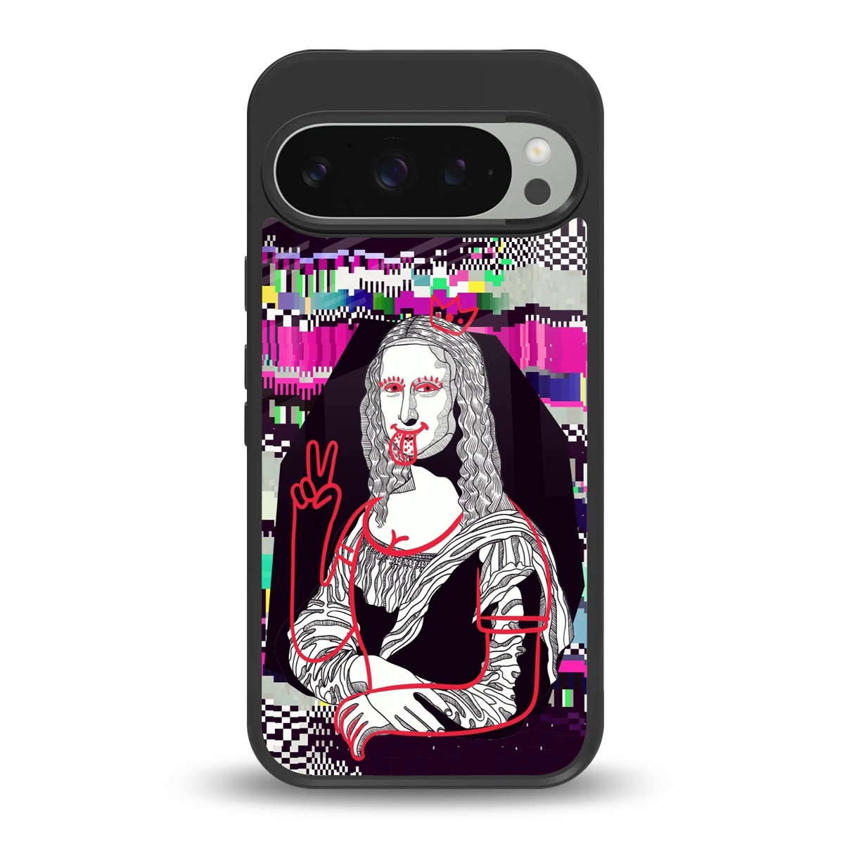 Mona Remix back phone cover | glass case for google pixel 9 pro