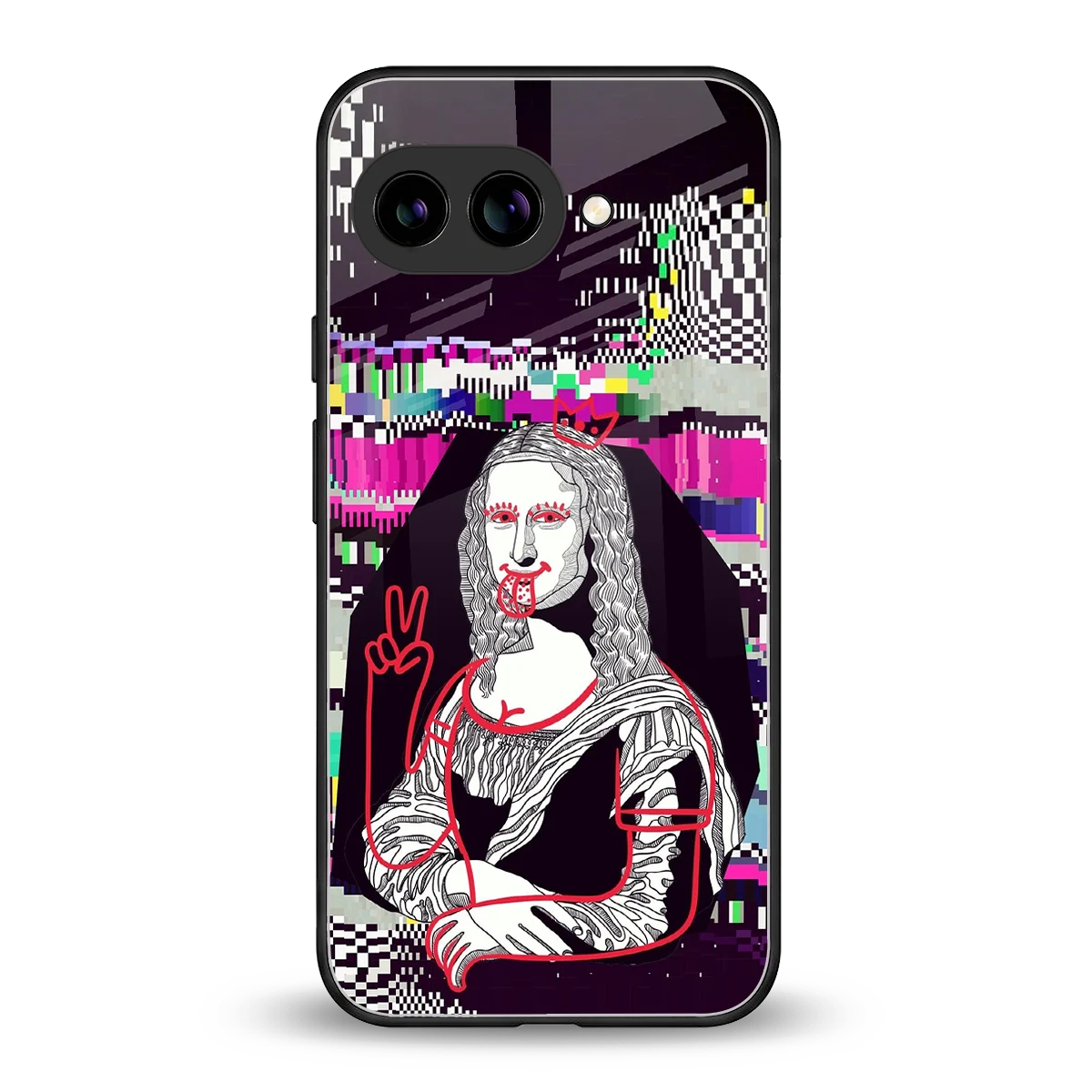 Mona Remix back phone cover | glass case for google pixel 10a
