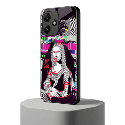 Mona Remix redmi 12 5g mobile cover | shockproof glass phone case