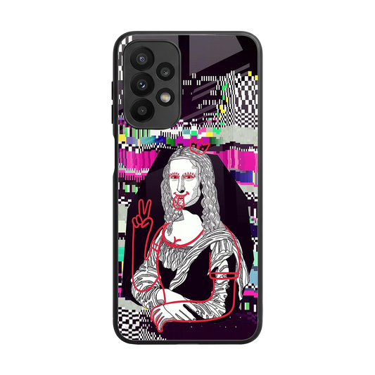 Mona Remix back phone cover | glass case for samsung galaxy a23