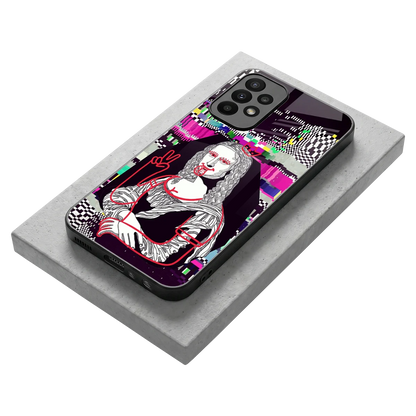 Mona Remix stylish phone case for samsung galaxy a23 | glossy glass and slim fit