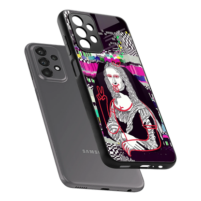 Mona Remix sleek samsung galaxy a23 cover with tempered glass back and TPU edges