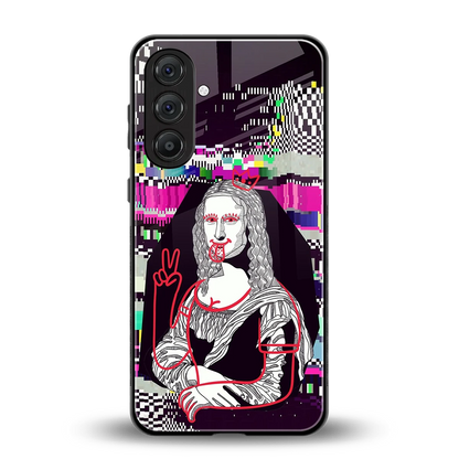 Mona Remix back phone cover | glass case for samsung galaxy m36 5g