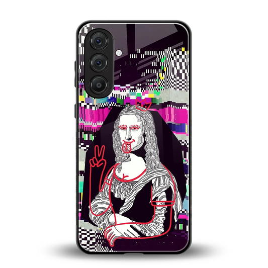 Mona Remix back phone cover | glass case for samsung galaxy m36 5g