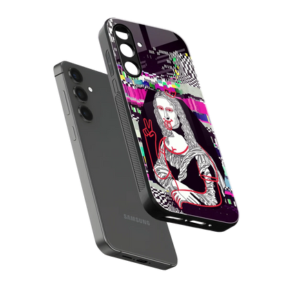 Mona Remix sleek samsung galaxy a14 5g cover with tempered glass back and TPU edges