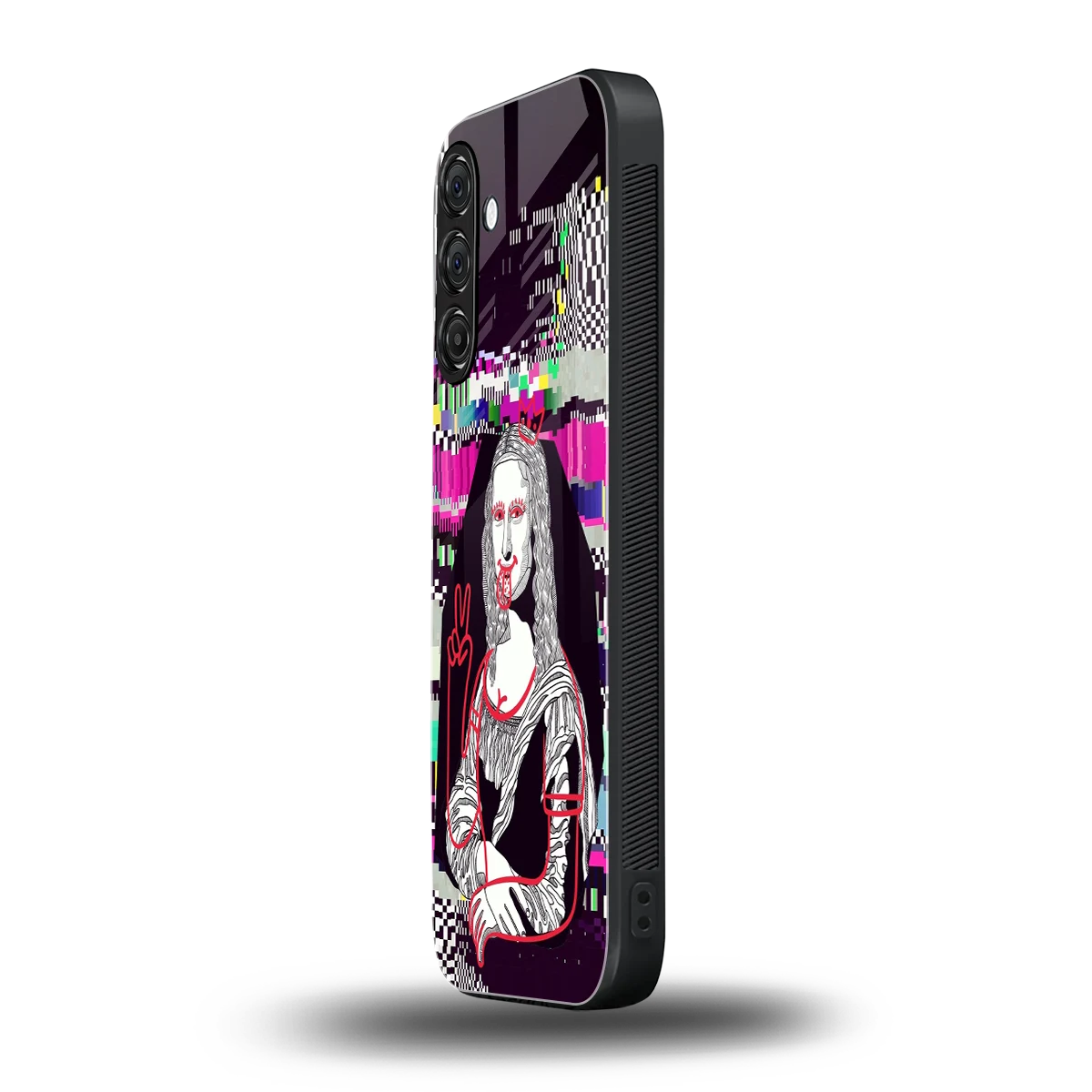 Mona Remix samsung galaxy m36 5g mobile cover | shockproof glass phone case