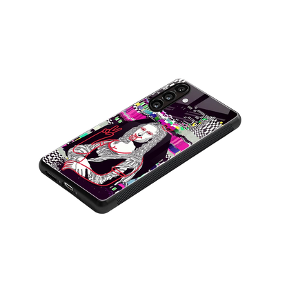 Mona Remix stylish phone case for samsung galaxy m36 5g | glossy glass and slim fit