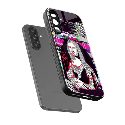 Mona Remix sleek samsung galaxy a36 5g cover with tempered glass back and TPU edges