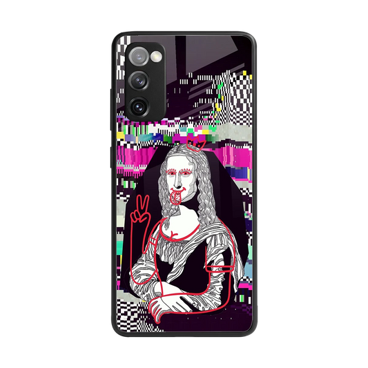Mona Remix back phone cover | glass case for samsung galaxy s20 fe