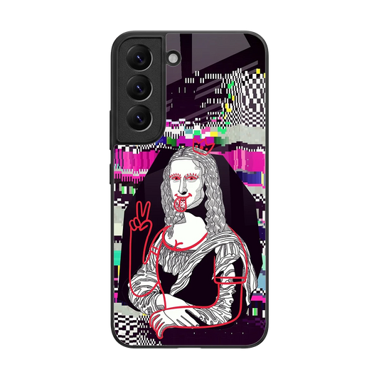Mona Remix back phone cover | glass case for samsung galaxy s22
