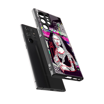 Mona Remix sleek samsung galaxy s23 ultra cover with tempered glass back and TPU edges