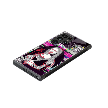 Mona Remix stylish phone case for samsung galaxy s24 ultra | glossy glass and slim fit