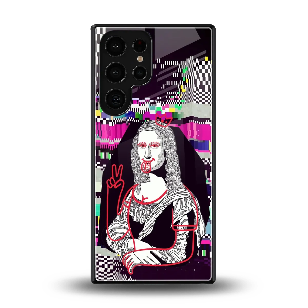 Mona Remix back phone cover | glass case for samsung galaxy s26 ultra