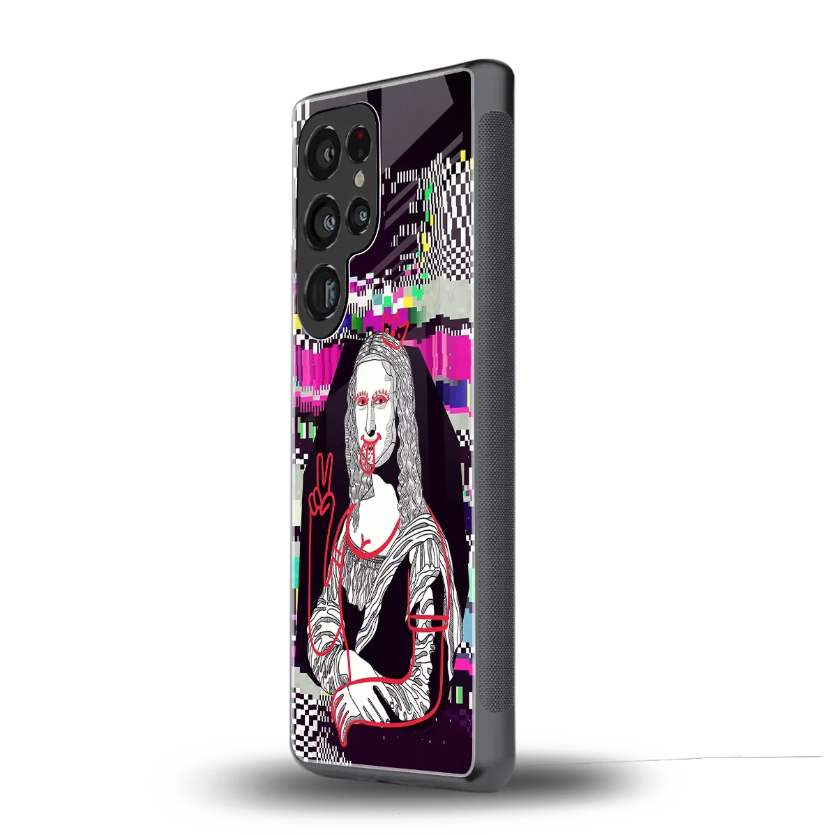 Mona Remix samsung galaxy s25 ultra mobile cover | shockproof glass phone case