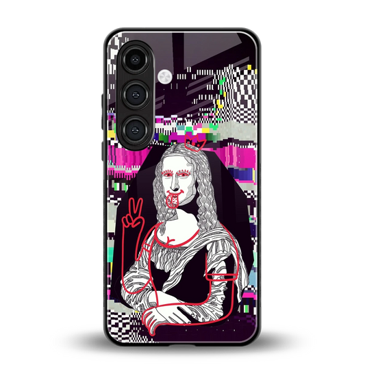 Mona Remix back phone cover | glass case for samsung galaxy s23 fe