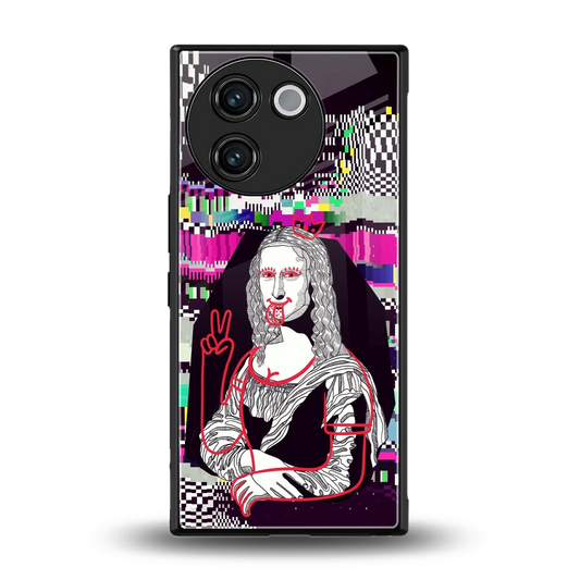 Mona Remix back phone cover | glass case for vivo v30e