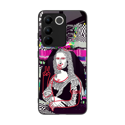Mona Remix back phone cover | glass case for vivo v27 5g