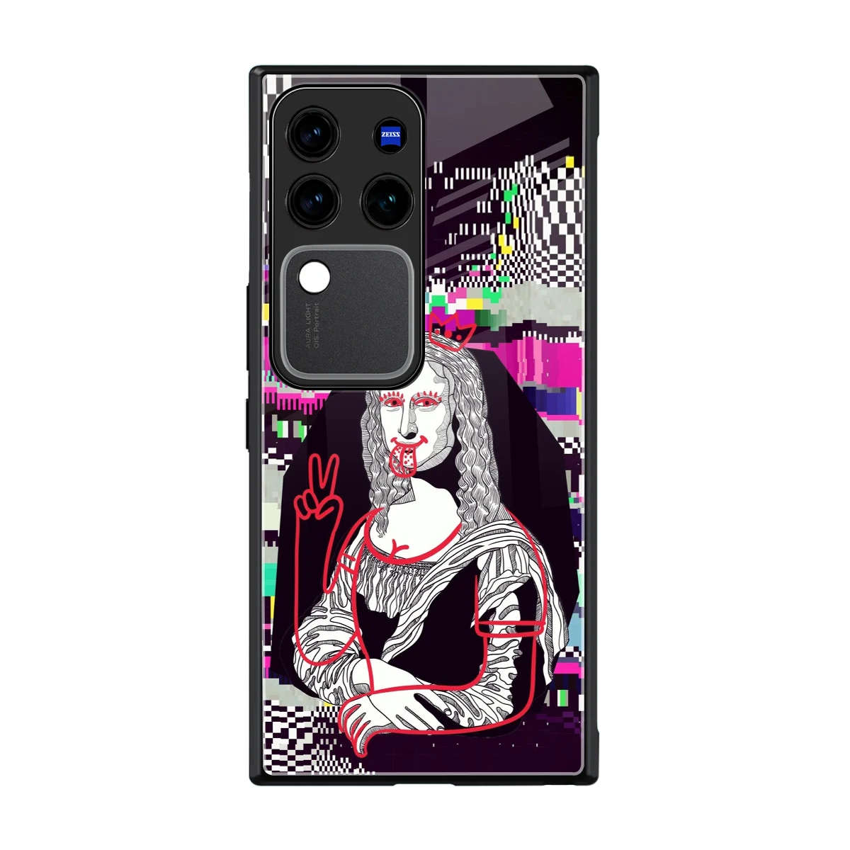 Mona Remix back phone cover | glass case forvivo v30 pro