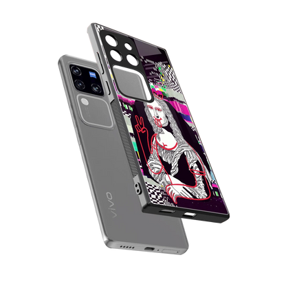 Mona Remix sleekvivo v30 pro cover with tempered glass back and TPU edges