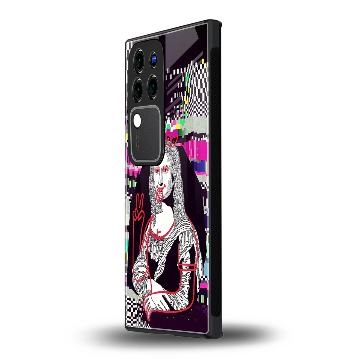 Mona Remixvivo v30 pro mobile cover | shockproof glass phone case